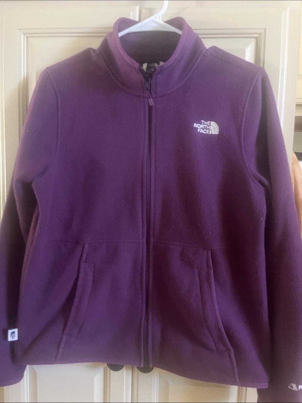 The North Face Purple Full-Zip Fleece Jacket
